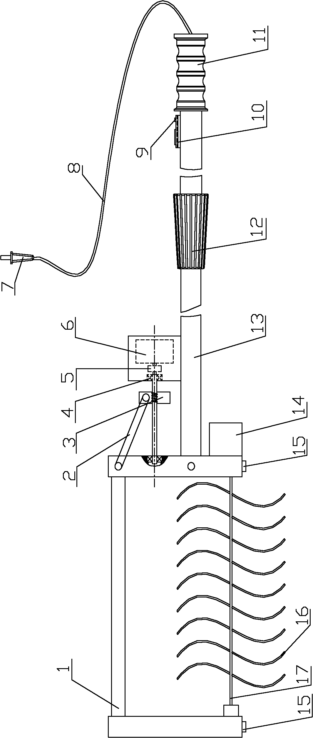 Ultrasonic targeted electric flower and fruit thinning machine