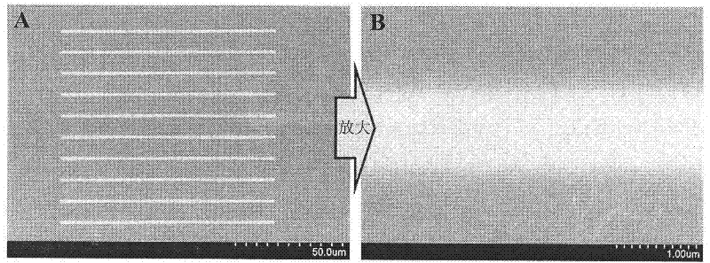 Silver nano superstructure array, and preparation method and application thereof