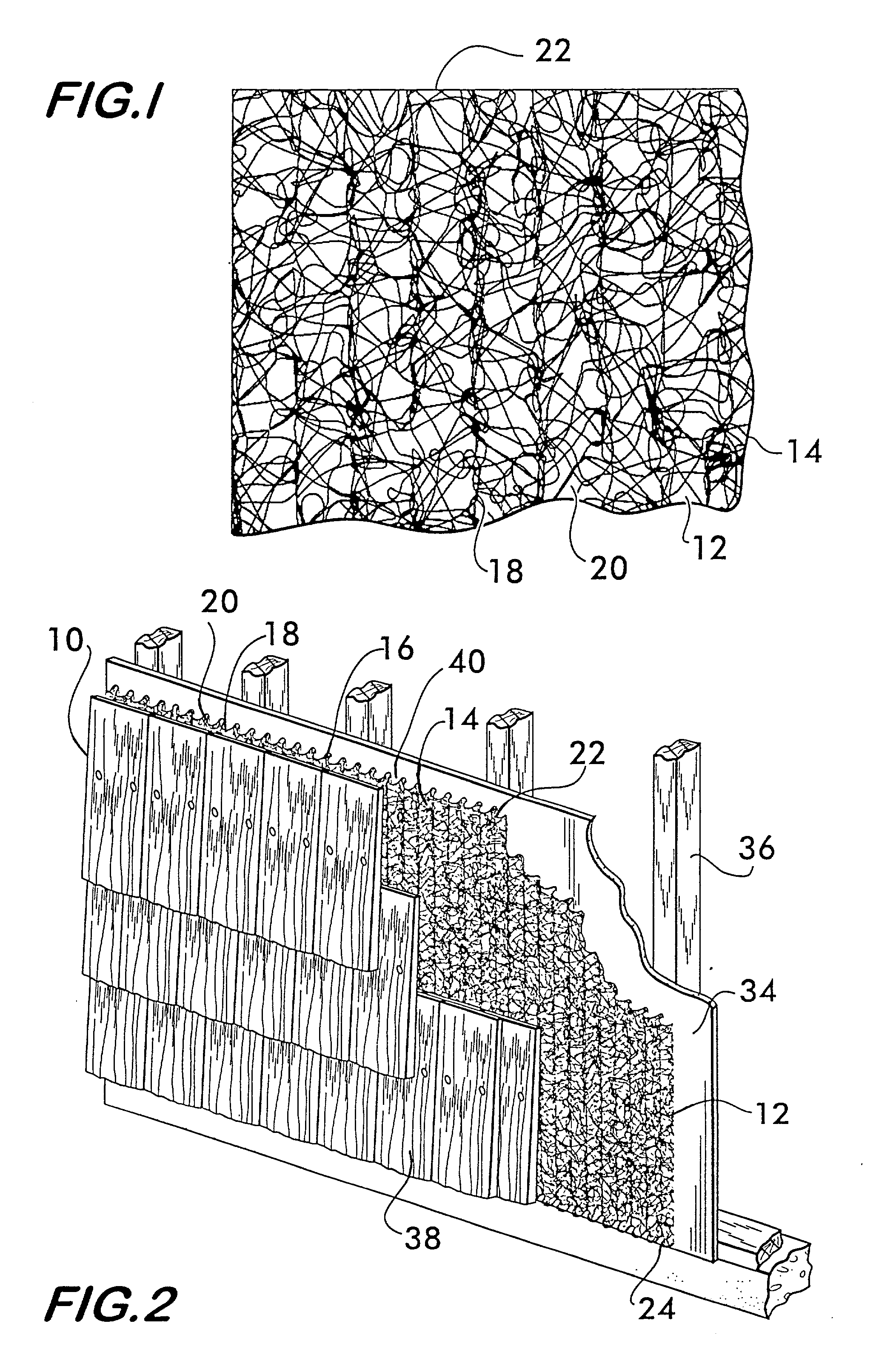 Spacer for providing drainage passageways within building structures