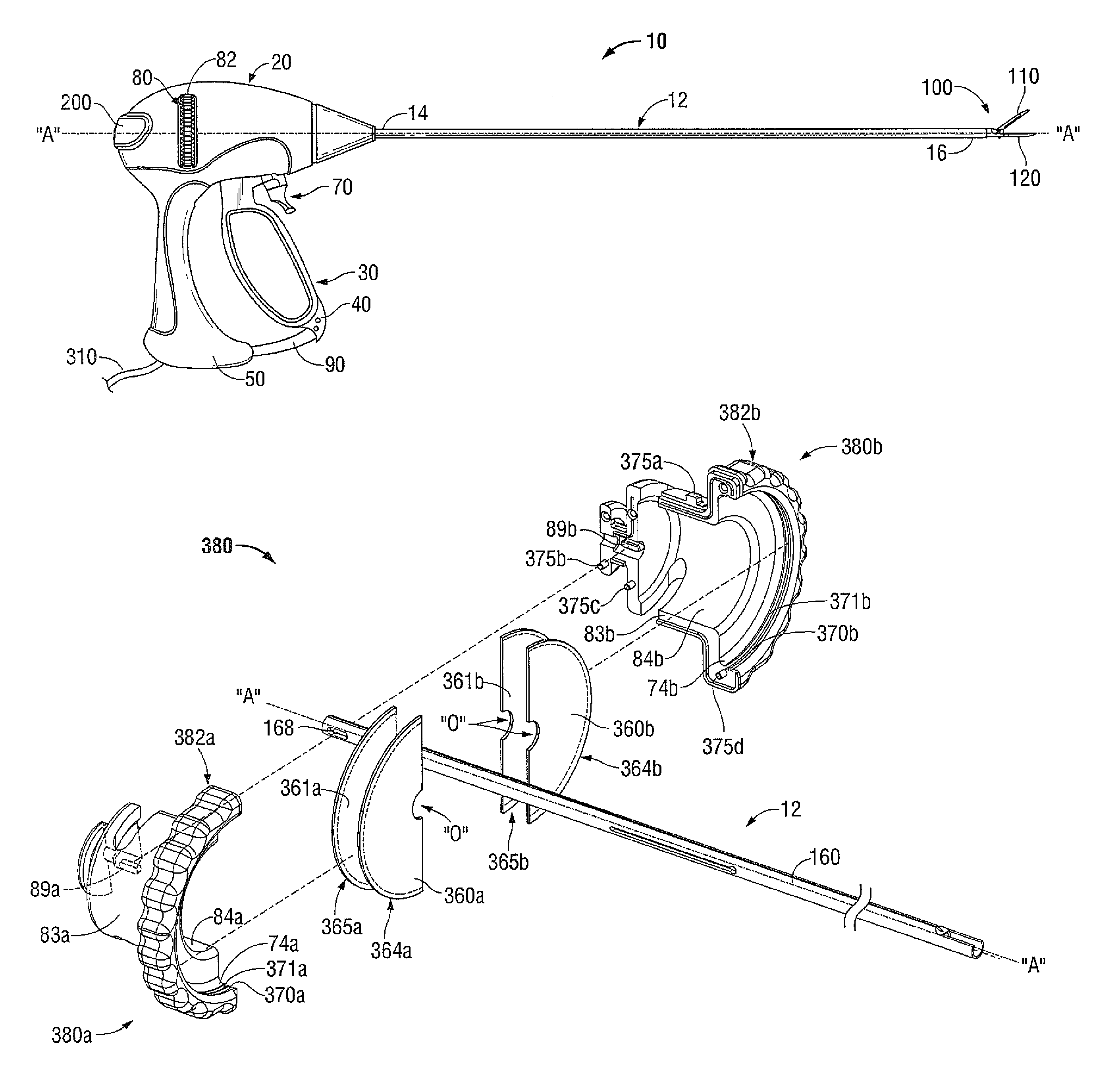 Shaped circuit boards suitable for use in electrosurgical devices and rotatable assemblies including same