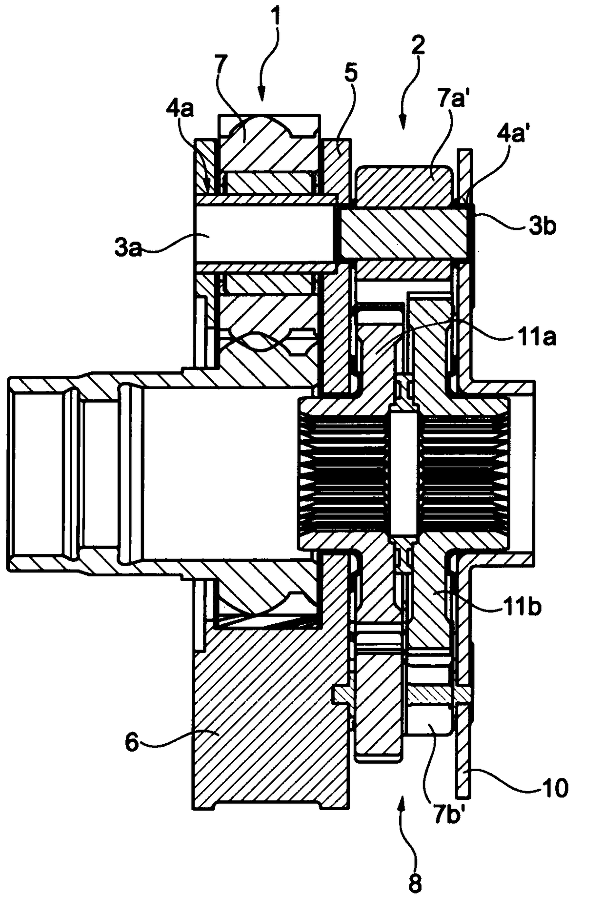 Planetary gear transmission with at least two planetary gear sets arranged axially side by side