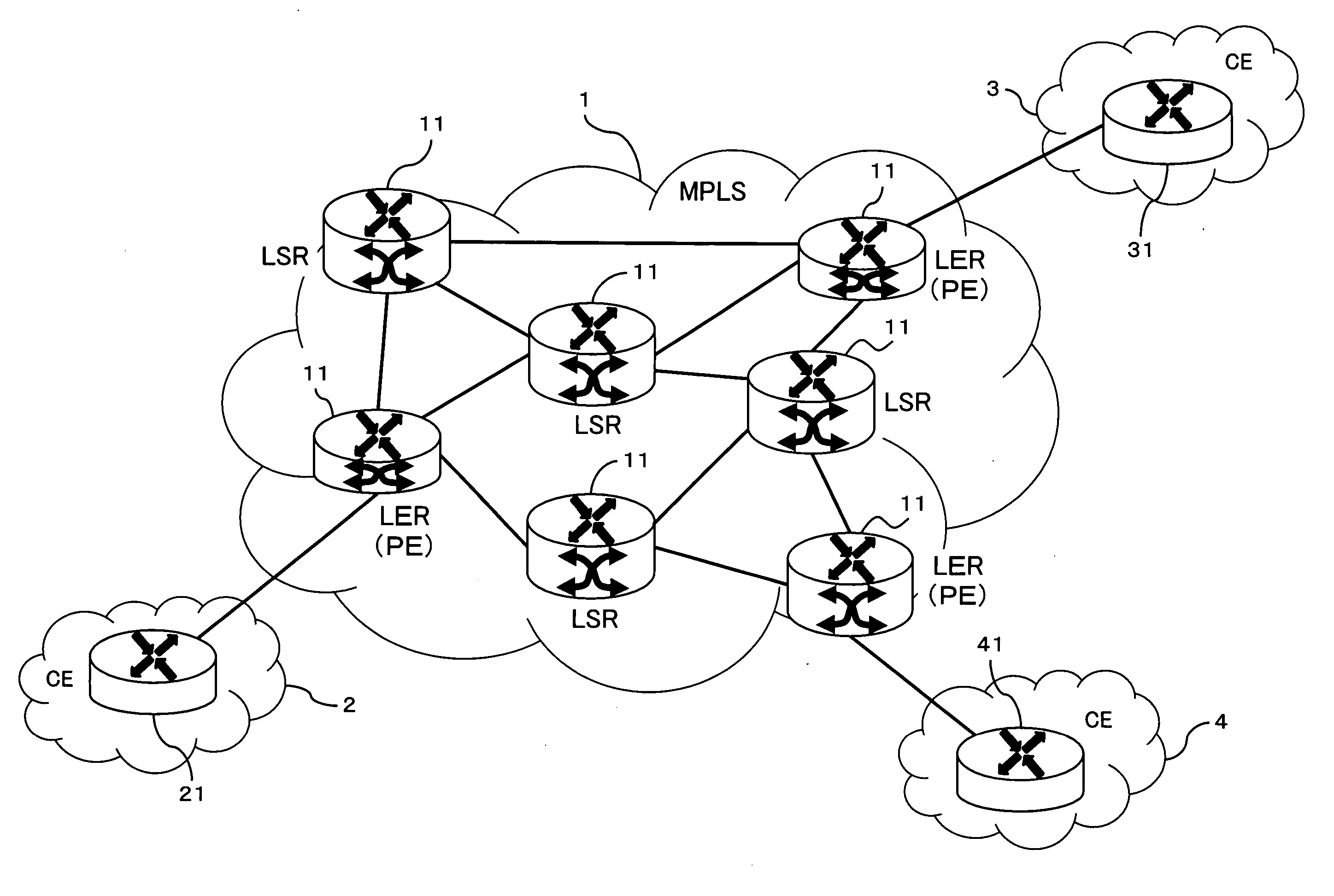 Method for establishing session in label switch network and label switch node