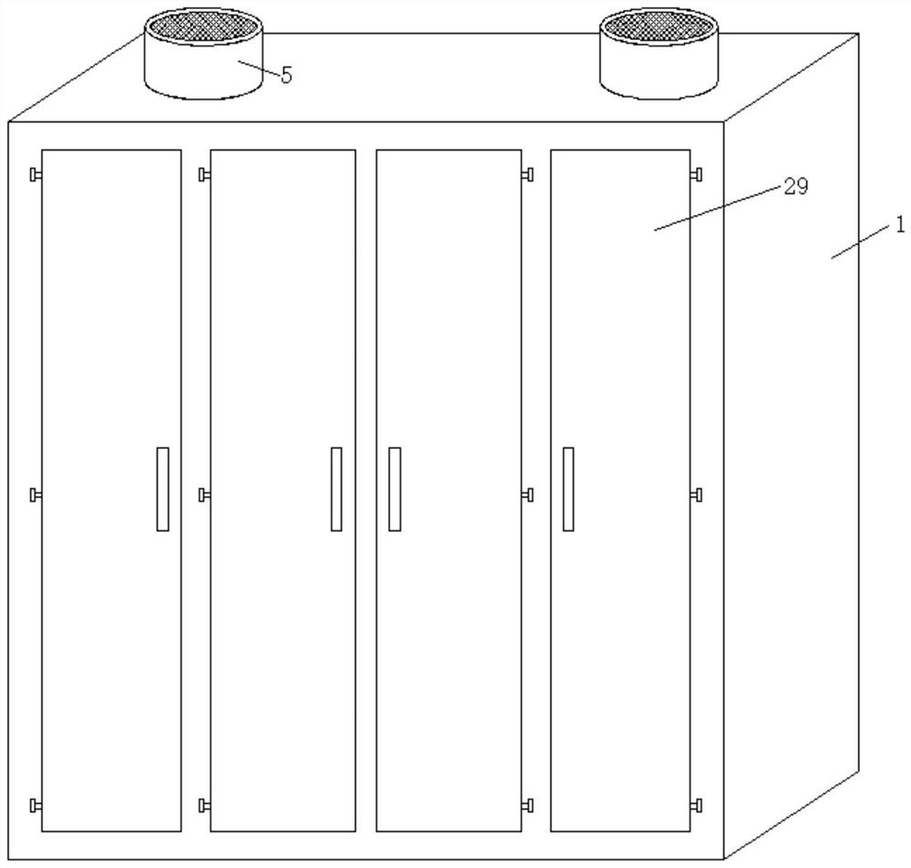 Automobile covering part storage equipment