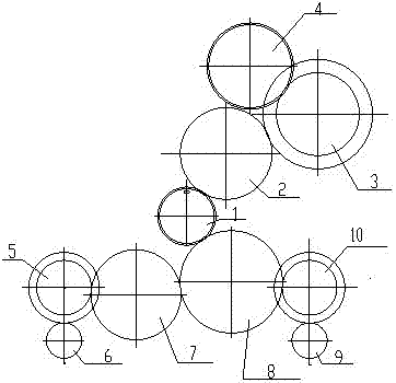 Novel transmission mechanism for single-cylinder engine