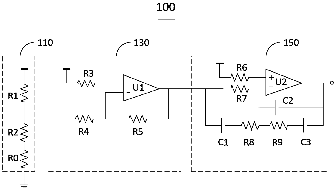 Temperature collection circuit and light receiving module