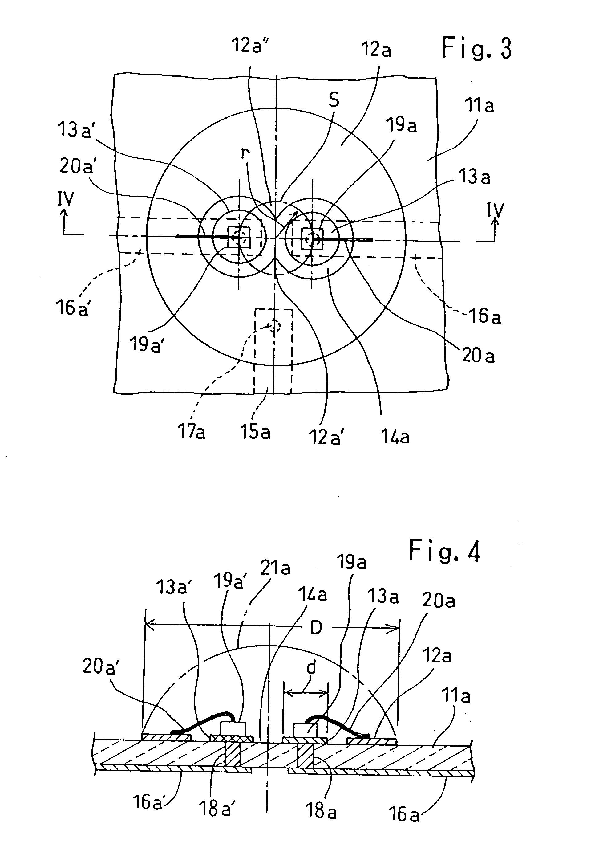 Light-emitting device comprising led chip and method for manufacturing this device