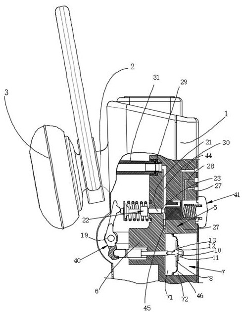 Portable ear pressure automatic adjustment device