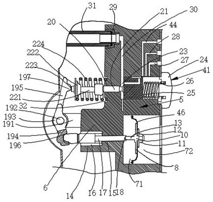 Portable ear pressure automatic adjustment device