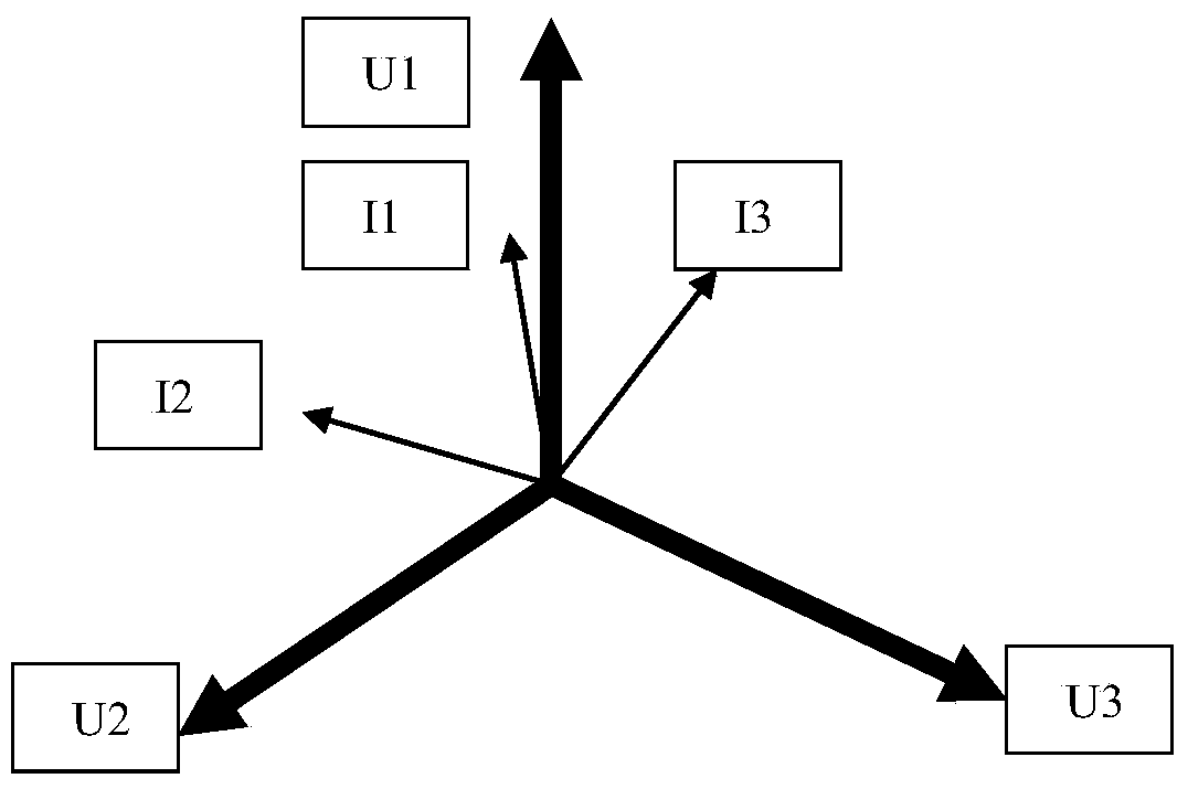 Method for generating wiring phasor diagram by using inner data of intelligent ammeter