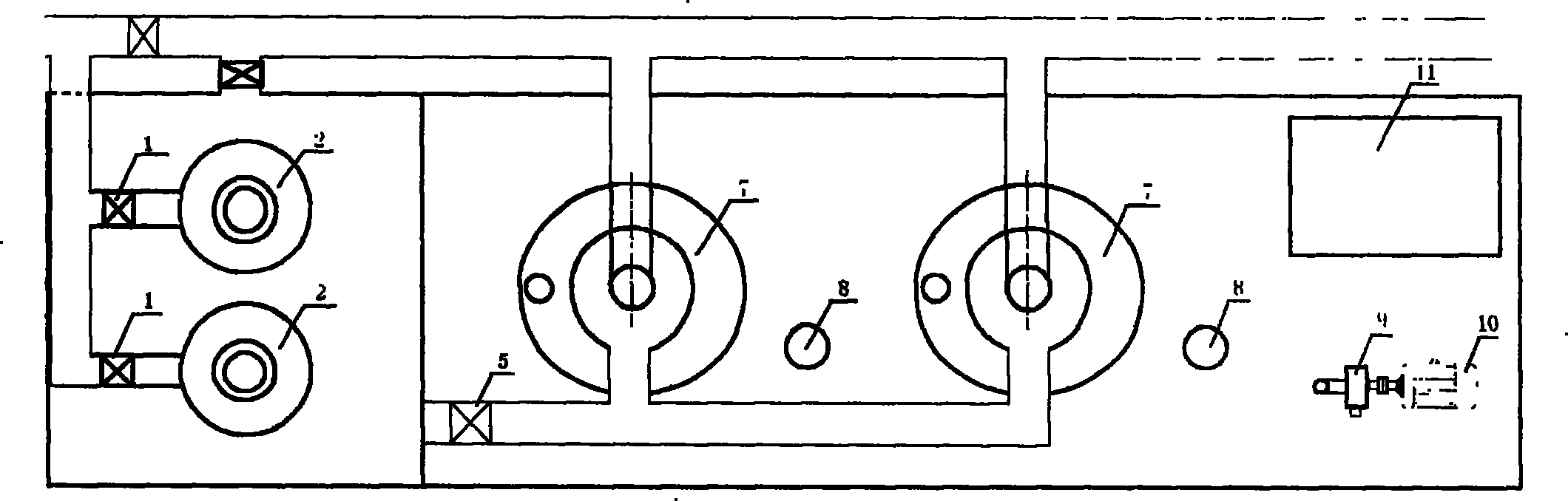 Defoaming method for the foam well drilling