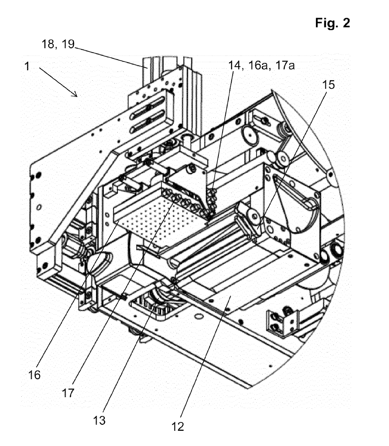 Device for printing, severing and applying self-adhesive flat structures, in particular labels