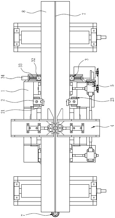 Fabricated building steel beam wing plate automatic locking device