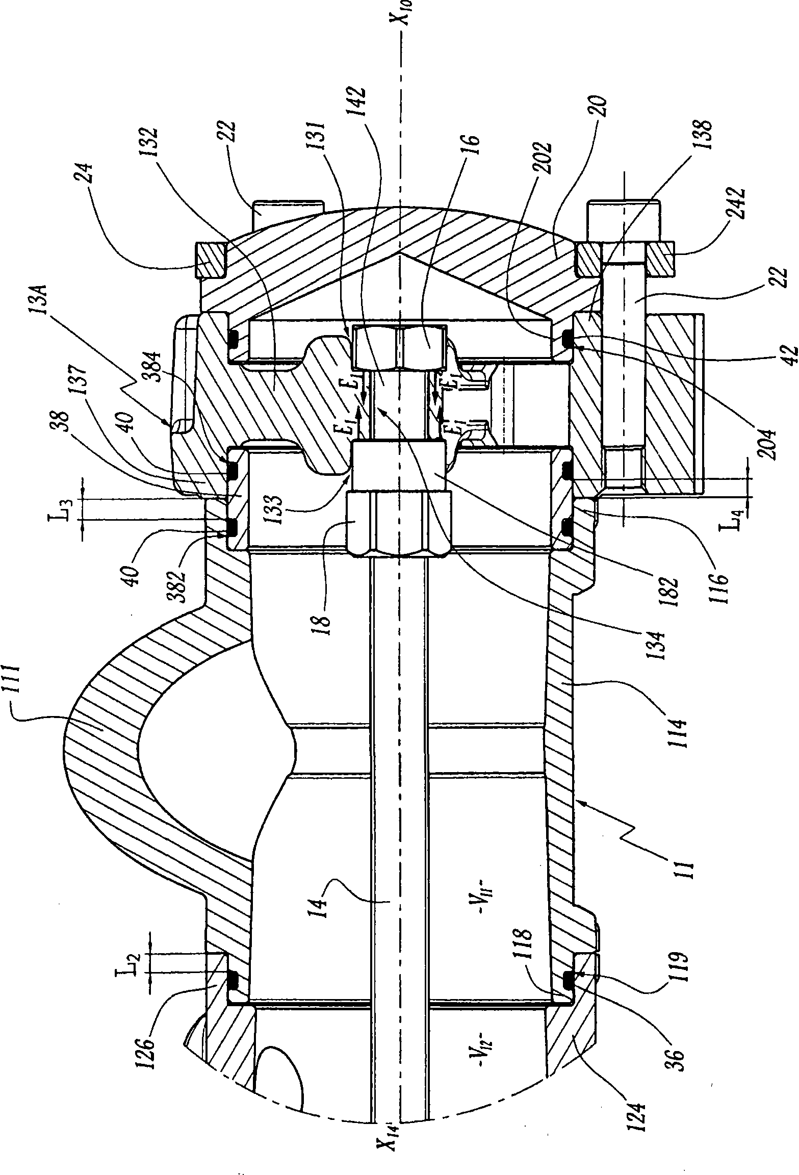 Collecting pipe used for distributing and collecting fluid and molding system comprising such collecting pipe