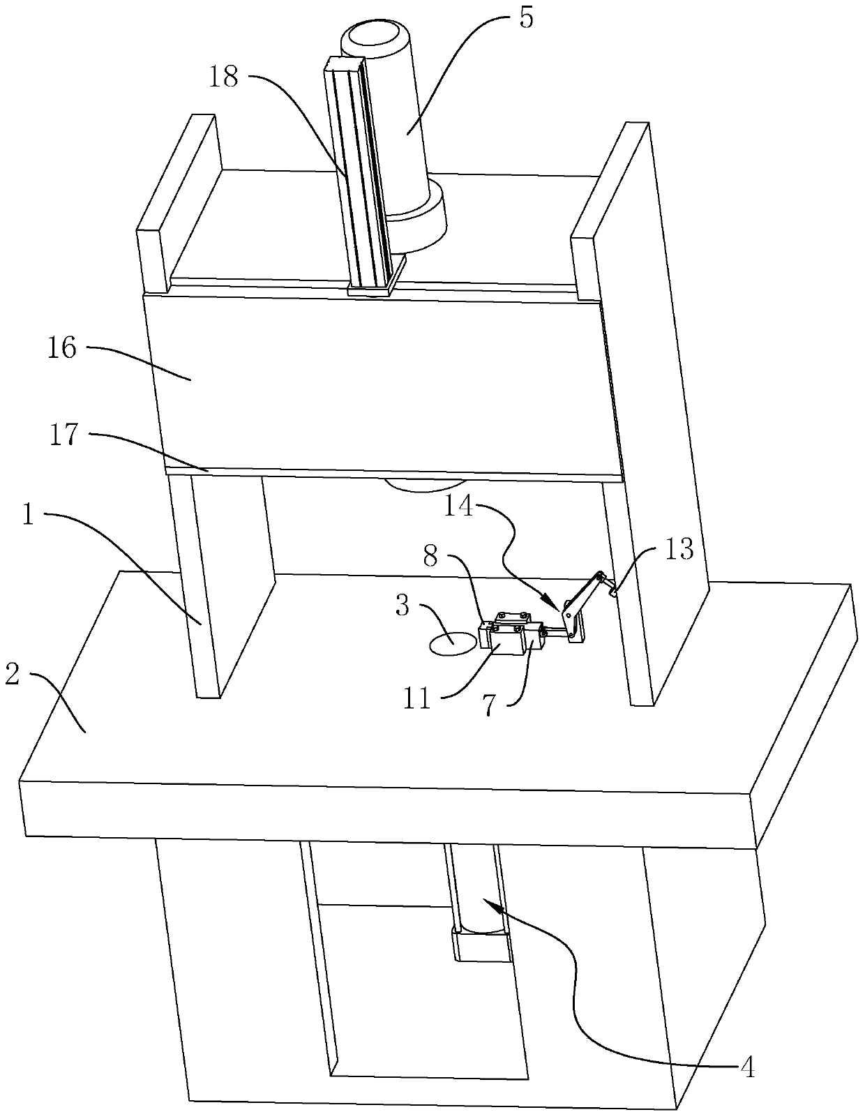 Rotor die-casting machine