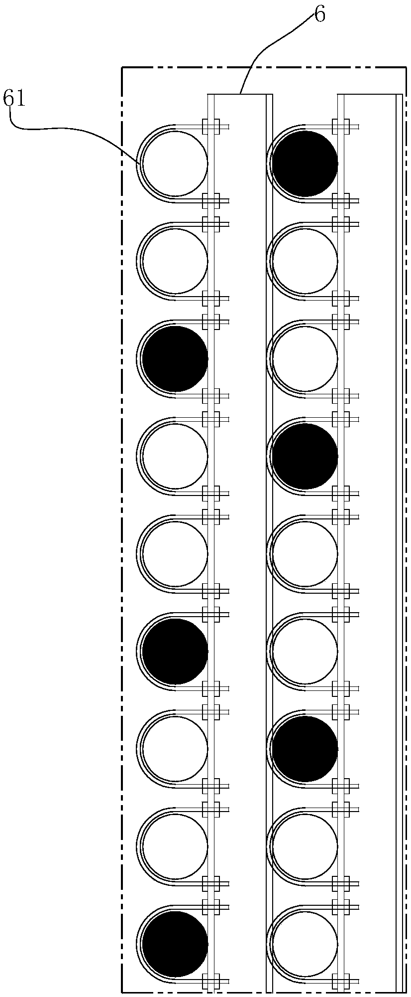 Water-cooled reactor for methanol synthesis