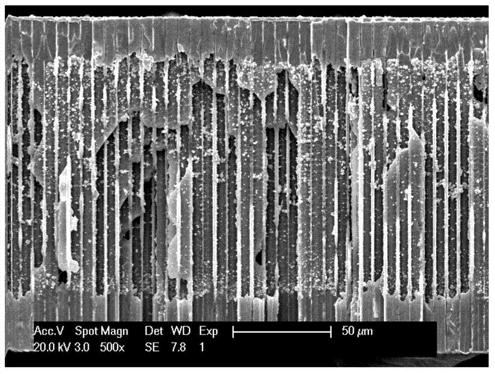 Method and device for liquid flow deposition of film on inner wall of silicon micro-channel by utilizing improved differential pressure method