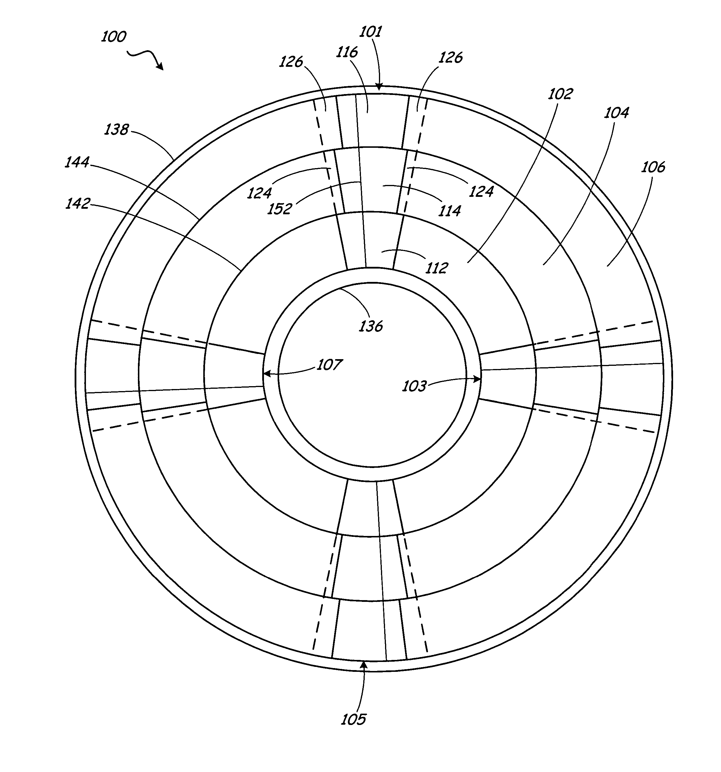 Data storage medium with optimized servo format