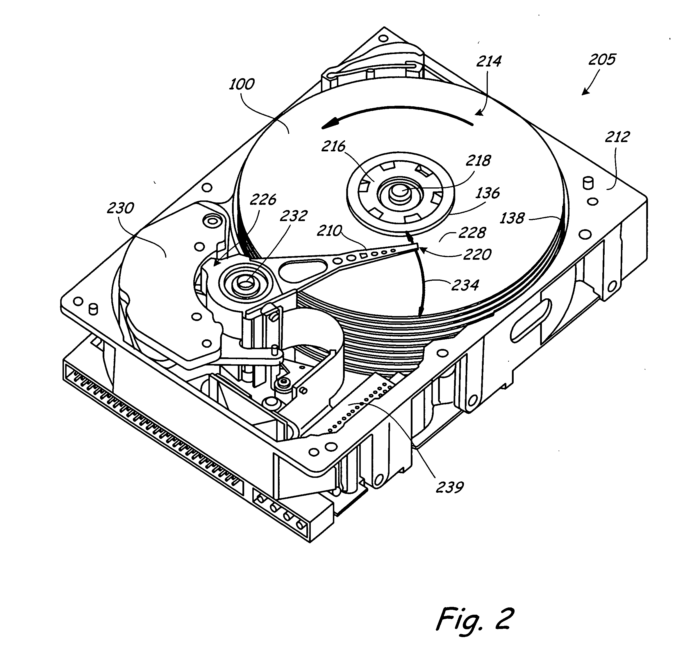 Data storage medium with optimized servo format