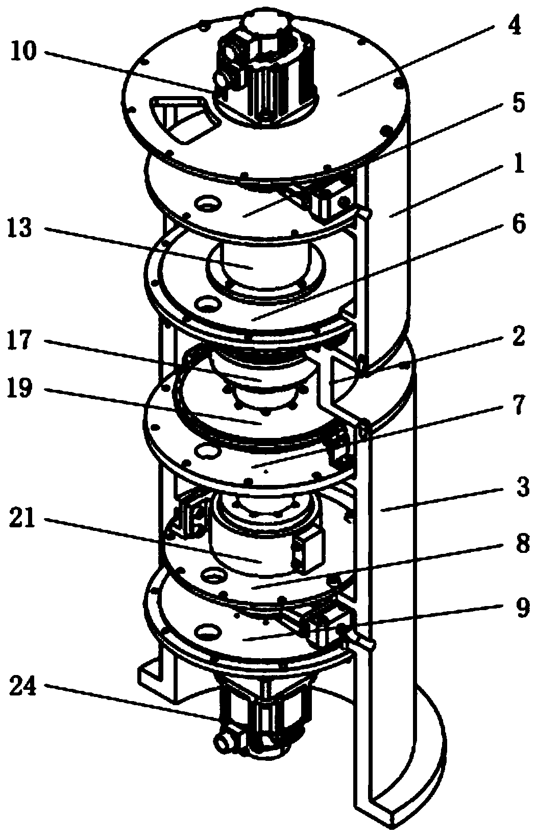 Barrel disc-like support system