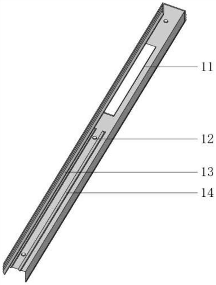 Door closer inner framework of hidden entrance door