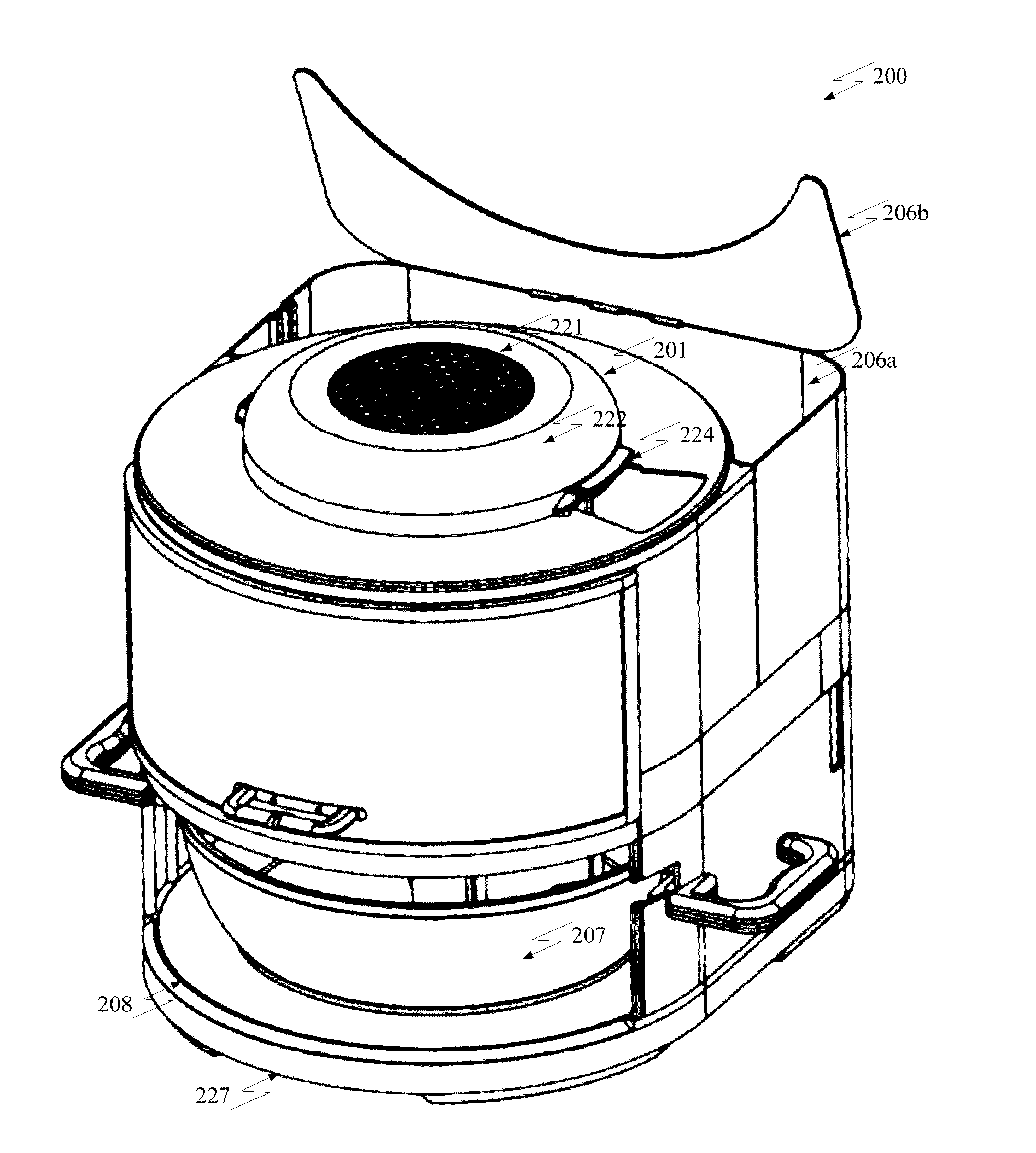 System and method of an attachable spice dispensing device for an automatic meal preparation apparatus