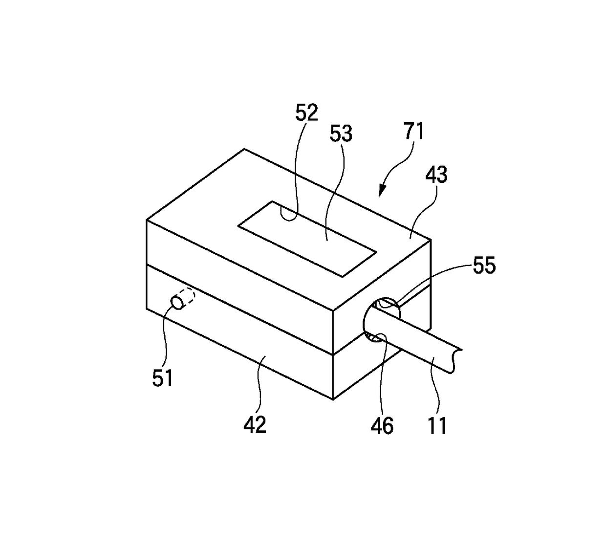 Method of connecting electric cable to connector terminal and compression-molding die