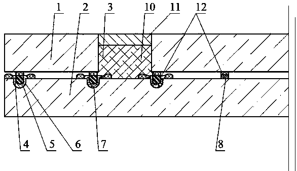 Planar toughened vacuum glass provided with extraction opening with edges being sealed by sealing strips and sealing grooves and manufacturing method thereof