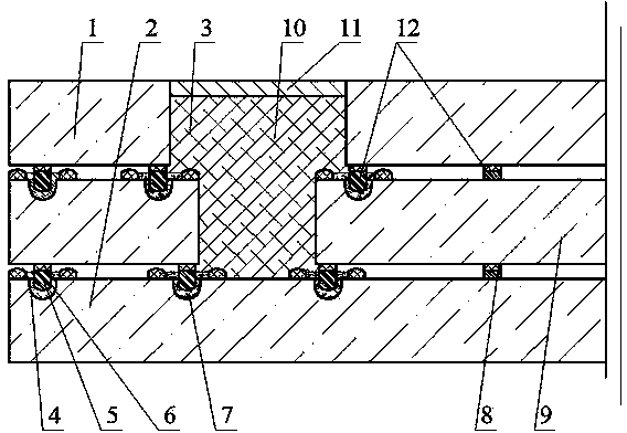 Planar toughened vacuum glass provided with extraction opening with edges being sealed by sealing strips and sealing grooves and manufacturing method thereof