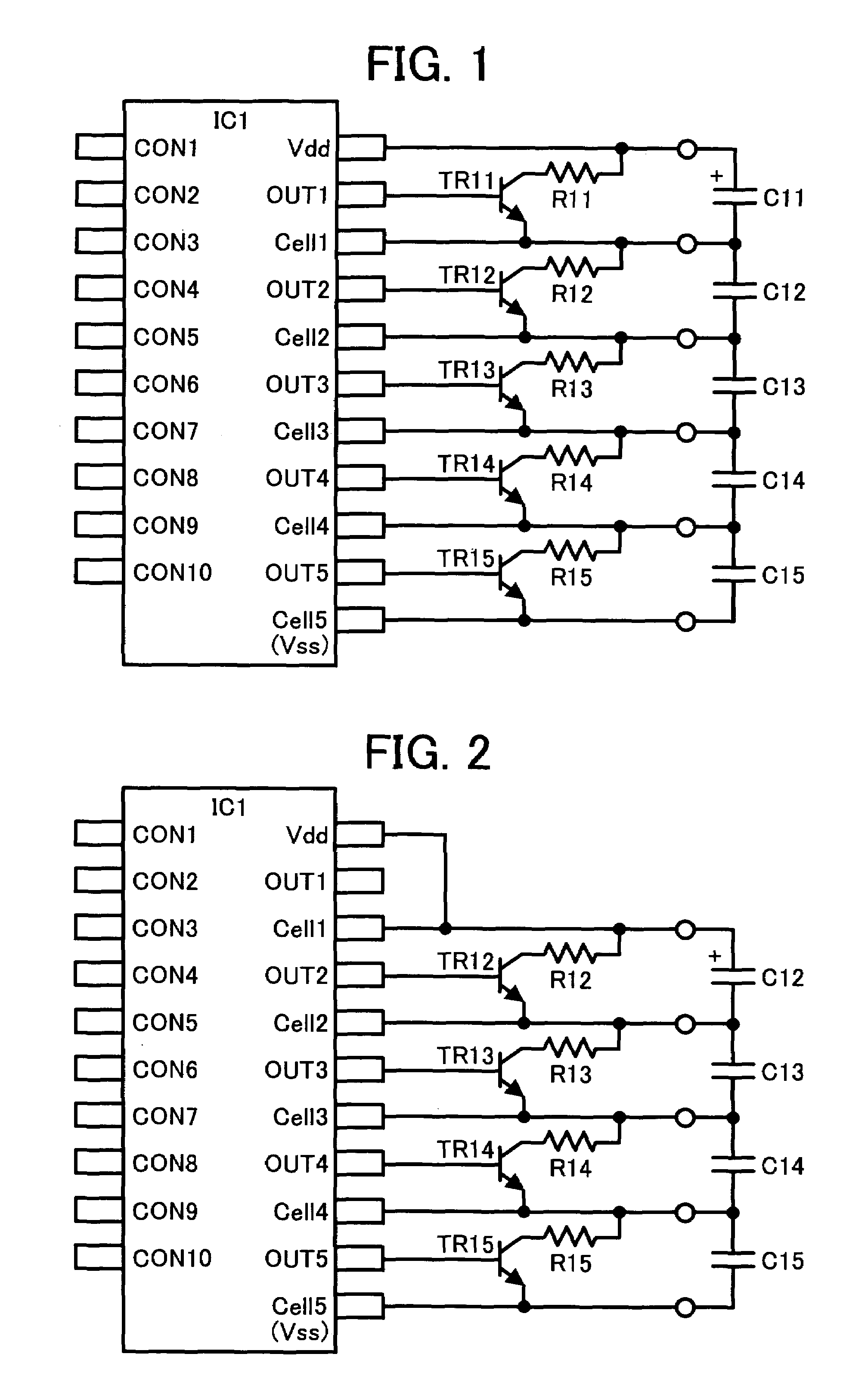 Semiconductor apparatus and method of charging desired number of capacitors