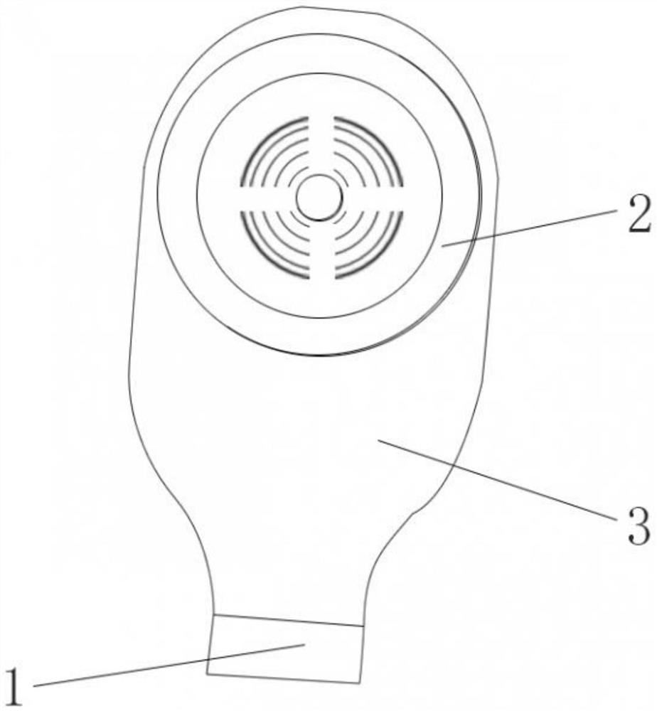 Abdominal cavity ostomy bag with intelligent reminding function