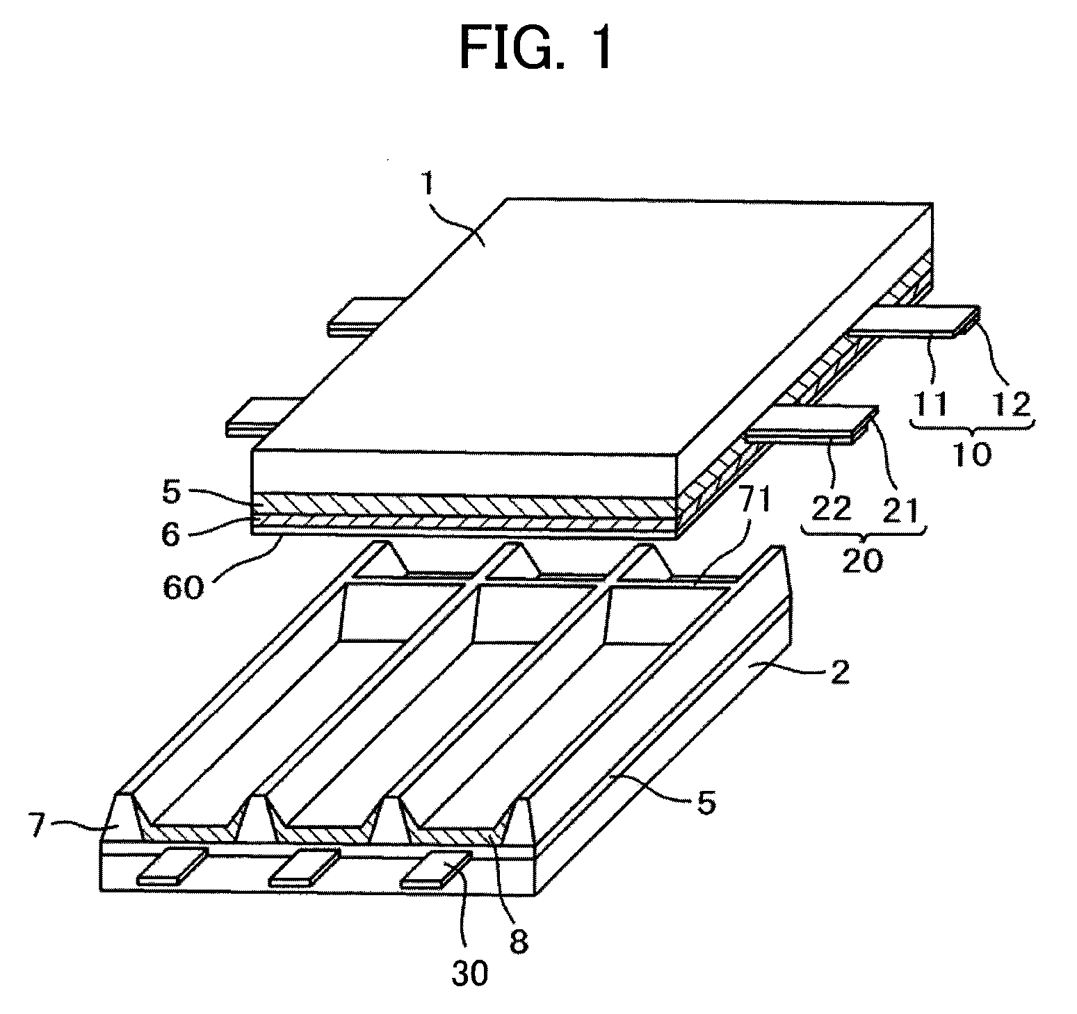 Plasma display panel having inert film and manufacturing method