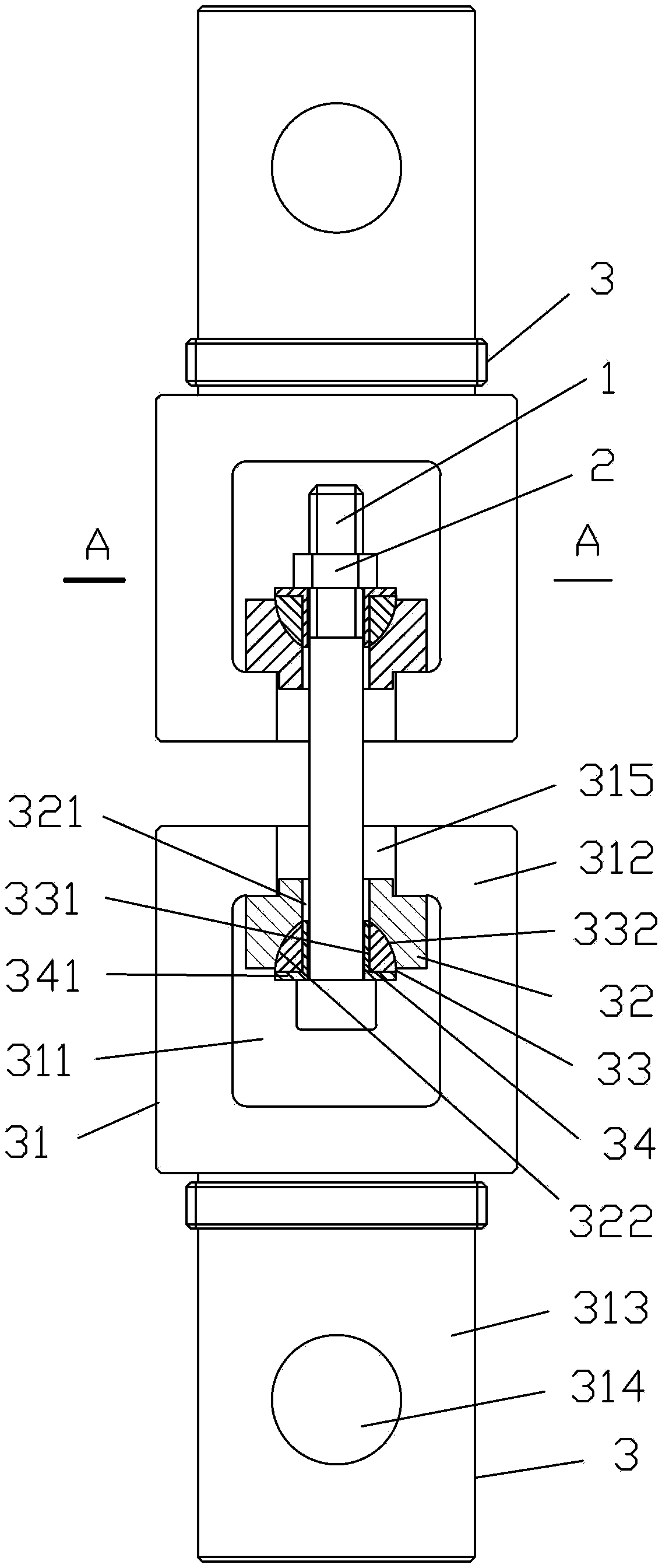 Clamp for threaded fastener proof load tests