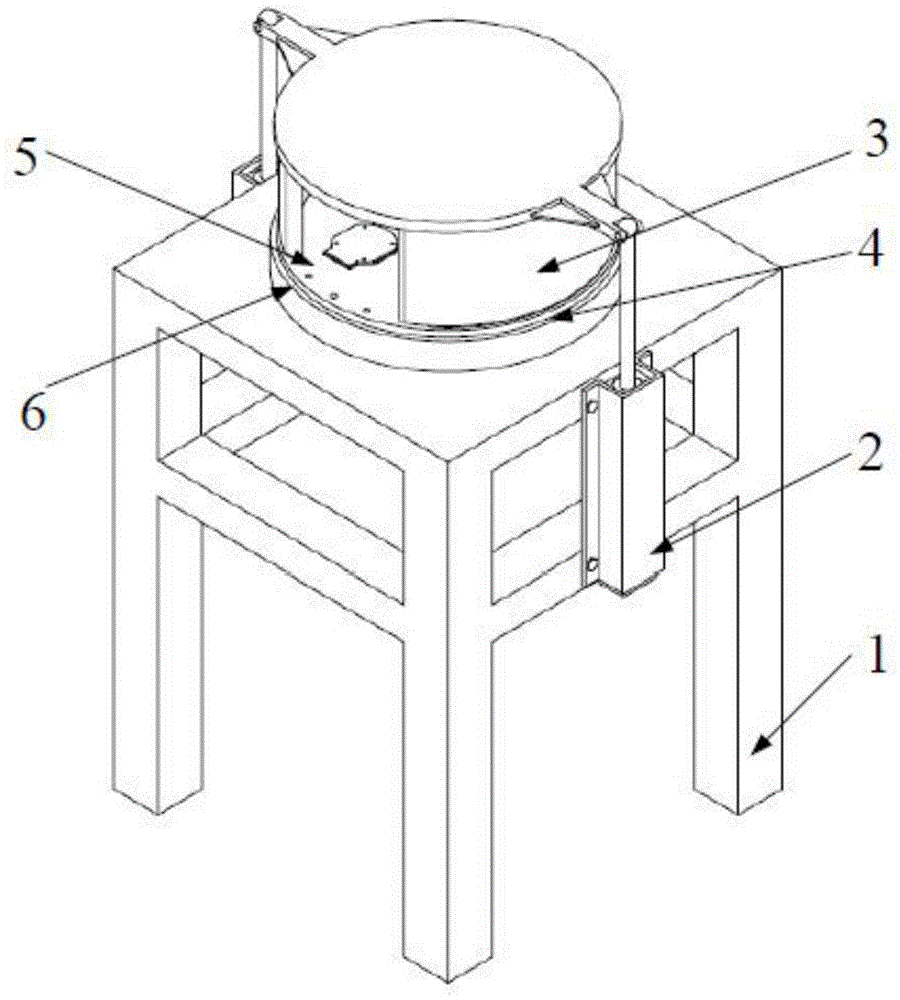 Manhole cover positive and negative pressure performance test bench and manhole cover positive and negative pressure performance test method