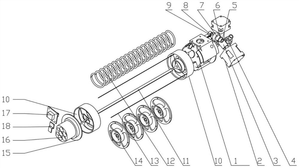 A flexible robotic arm imitating an elephant trunk