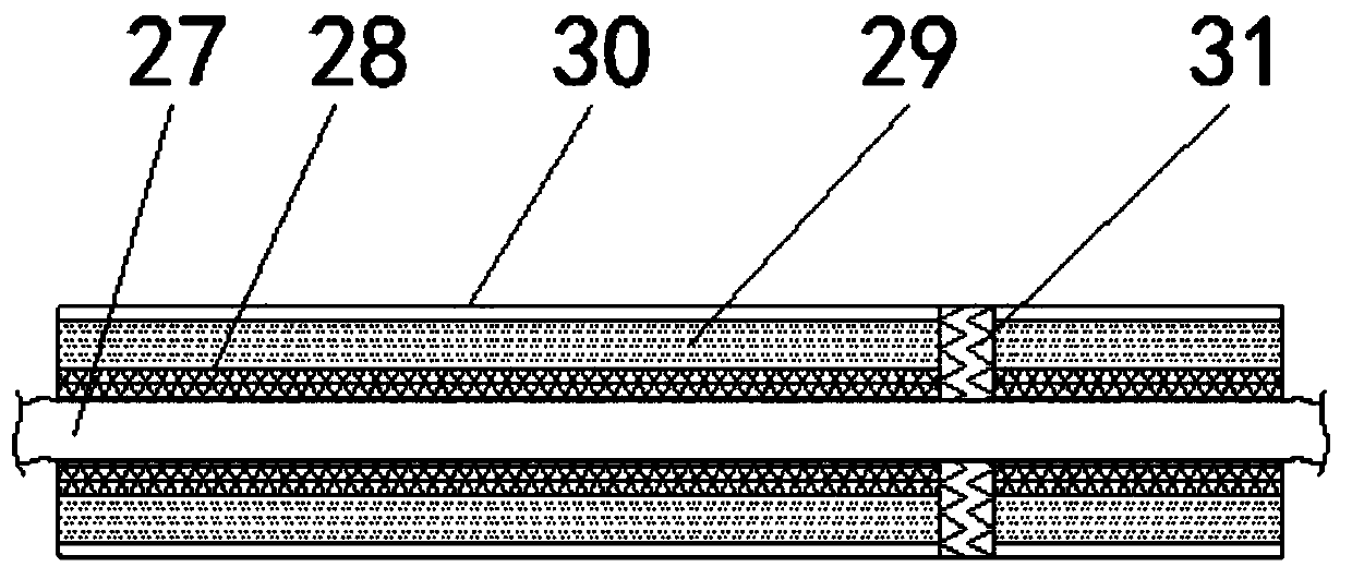 Electronic element with flame-retardant function