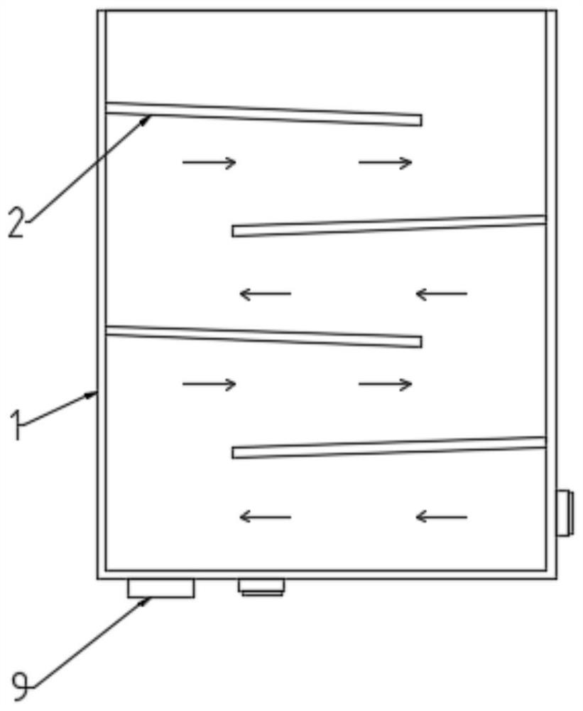 Aerobic granular sludge water treatment integrated device