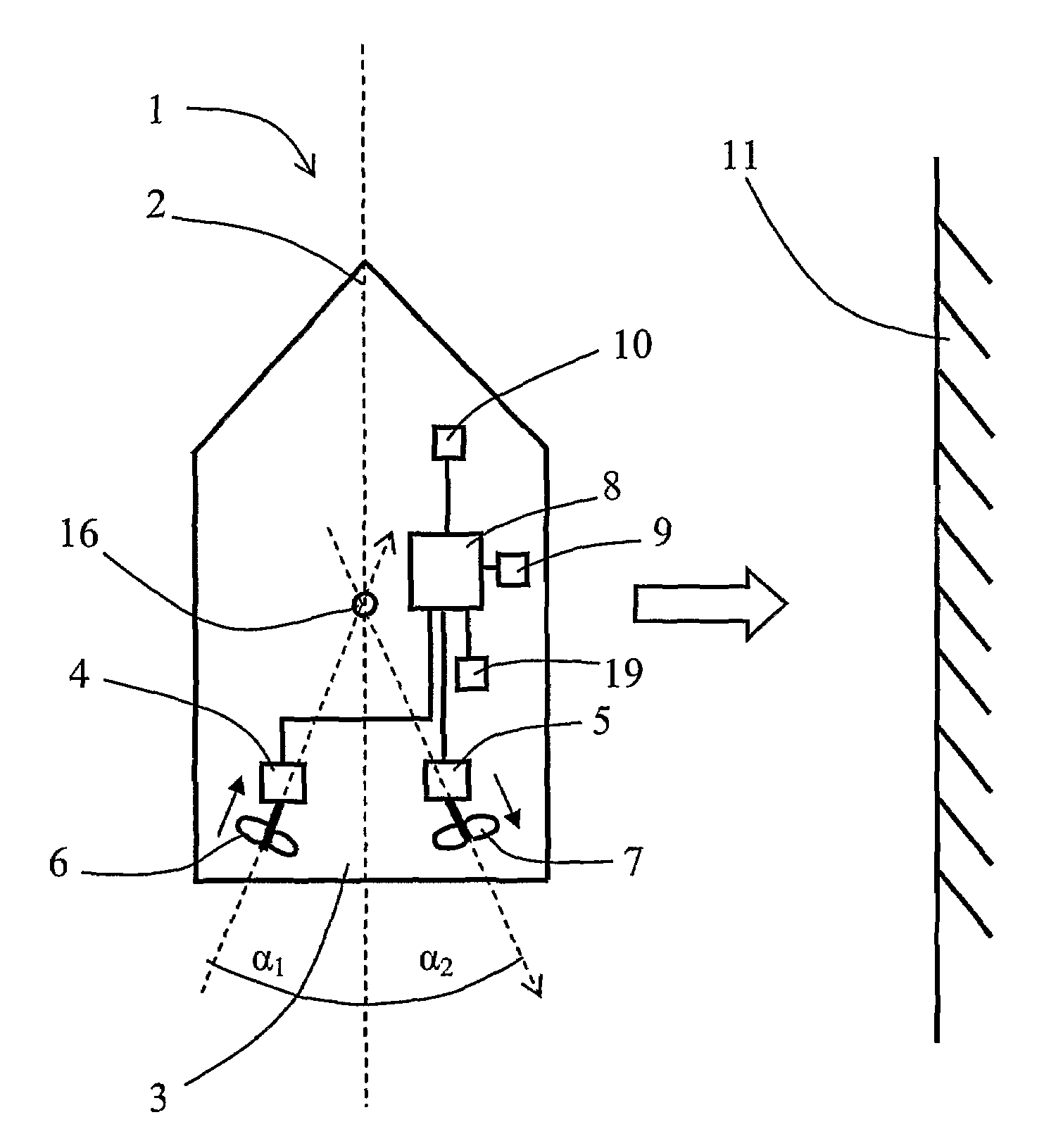 Method and arrangement for controlling a drive arrangement in a watercraft