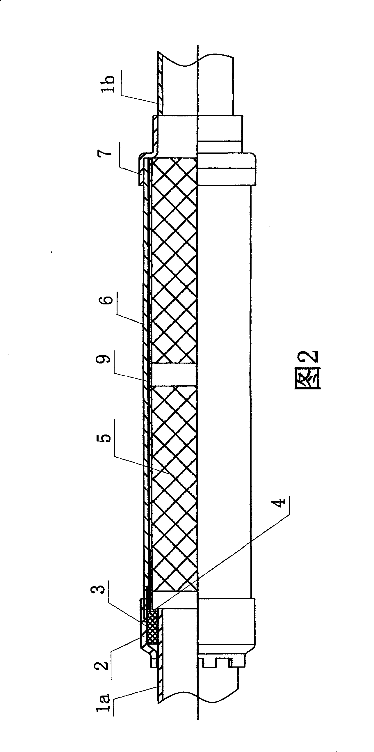 Detachable mounting structure of exhaust pipe catalytic converter