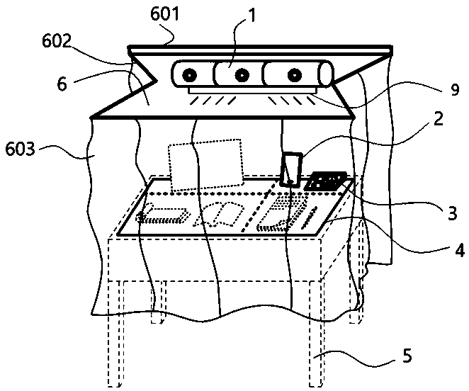 Network teaching terminal auxiliary equipment and network teaching auxiliary system