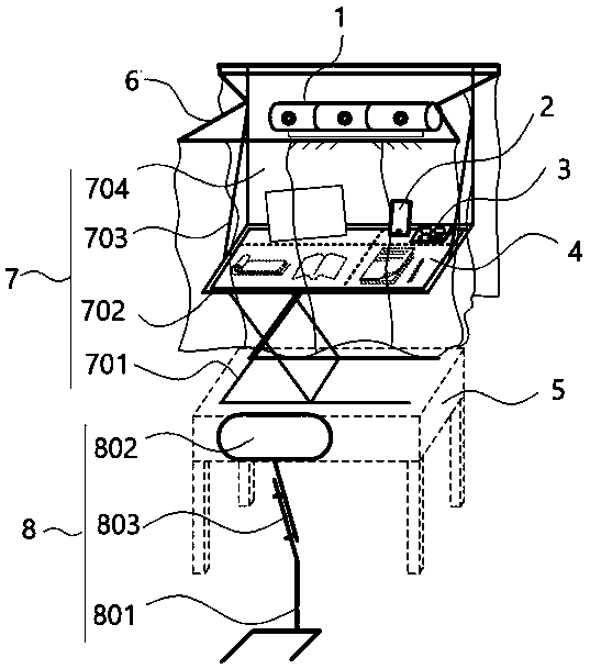 Network teaching terminal auxiliary equipment and network teaching auxiliary system