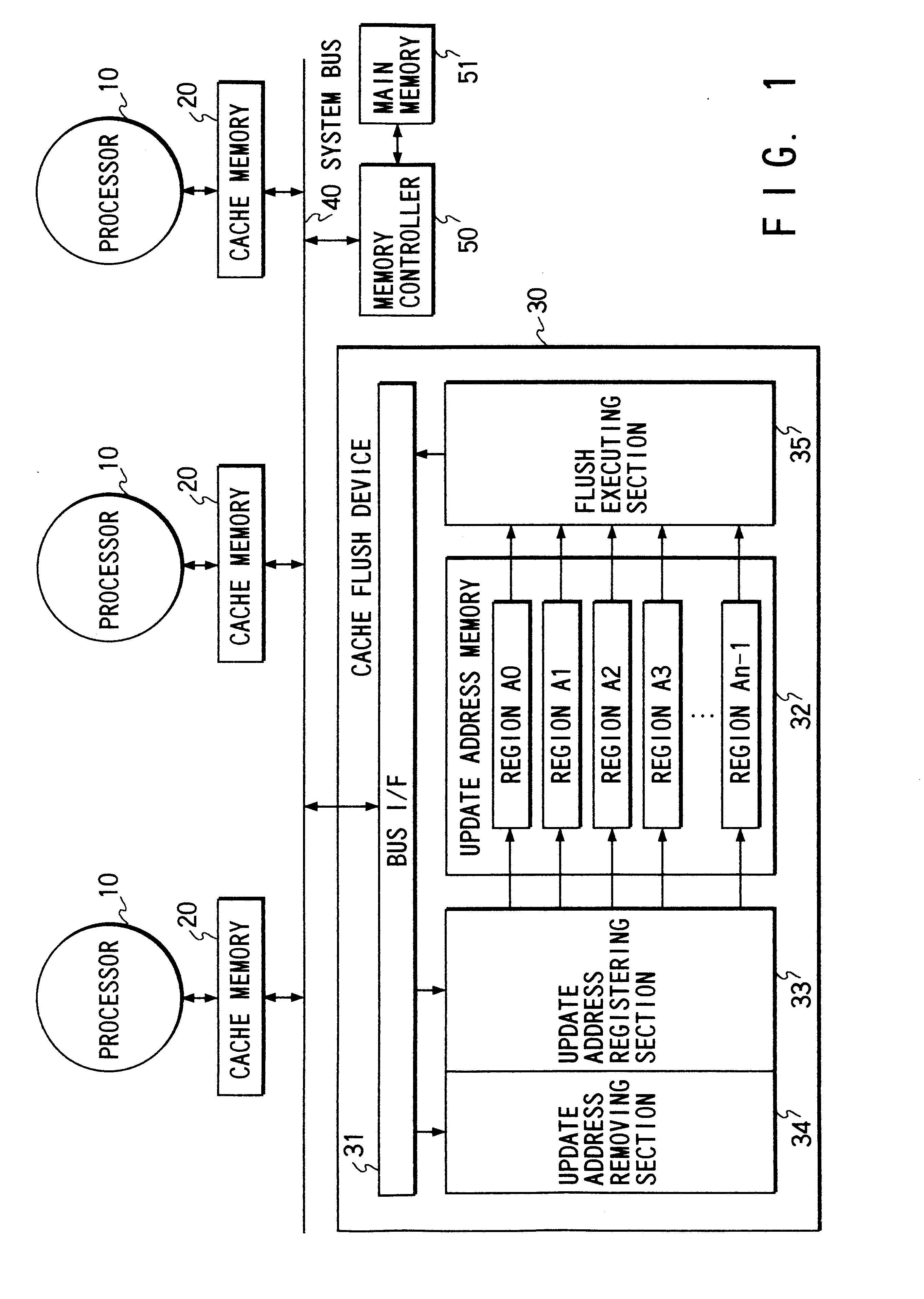Cache flush apparatus and computer system having the same