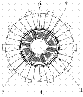 Electromagnetically-driven fan device