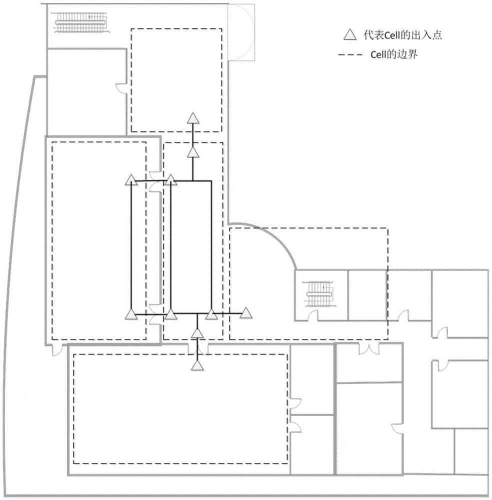 Cell-based indoor mobile terminal positioning method