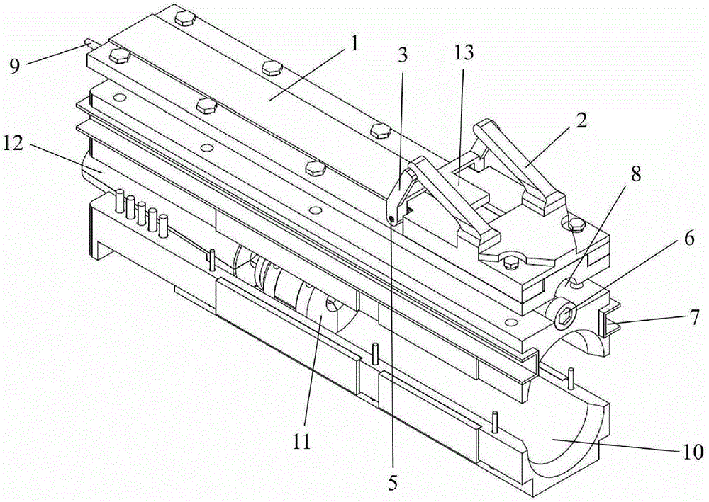 Automobile crash test traction car