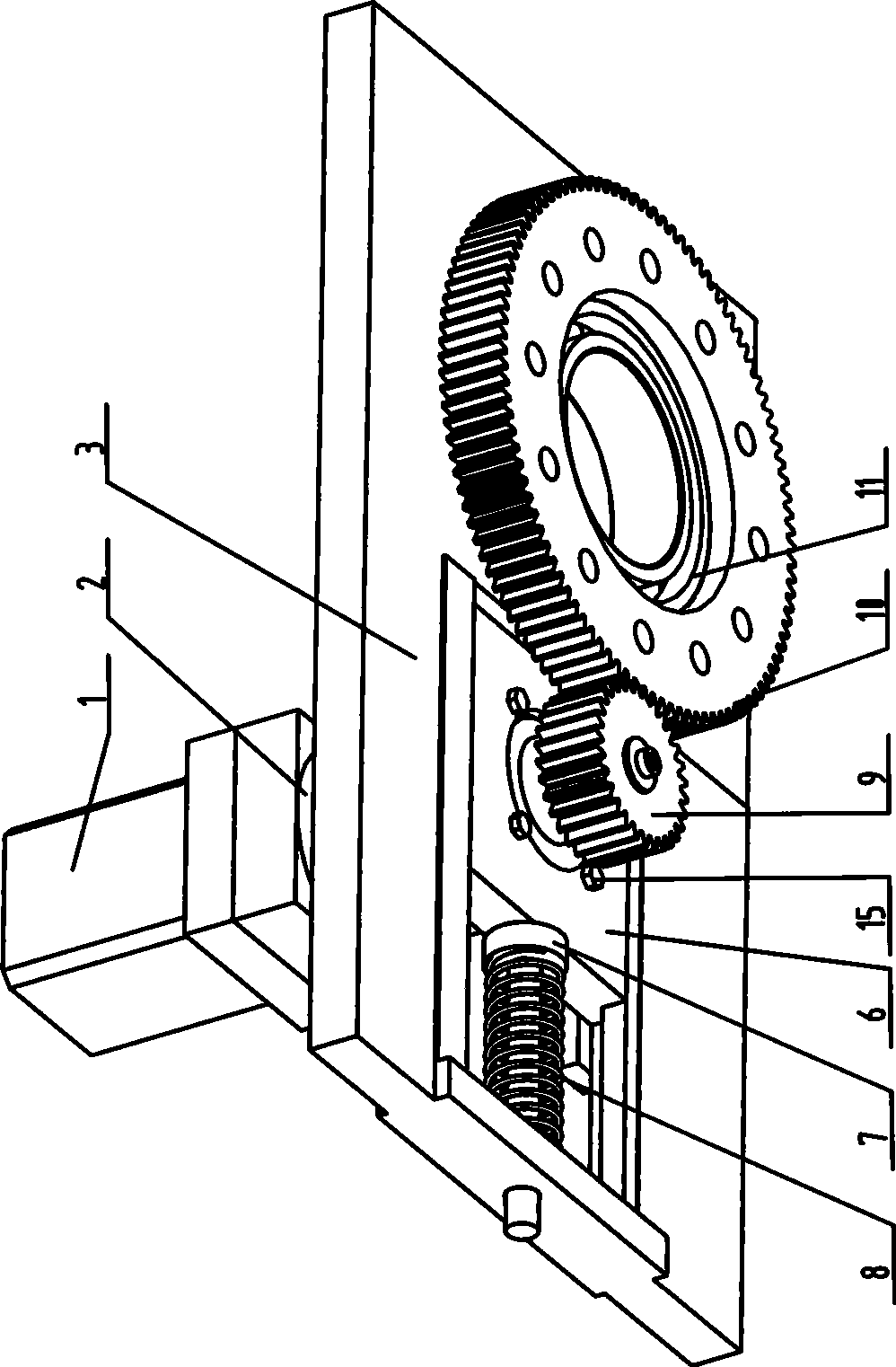 Sliding frame mechanism capable of reducing transmission idling of gears