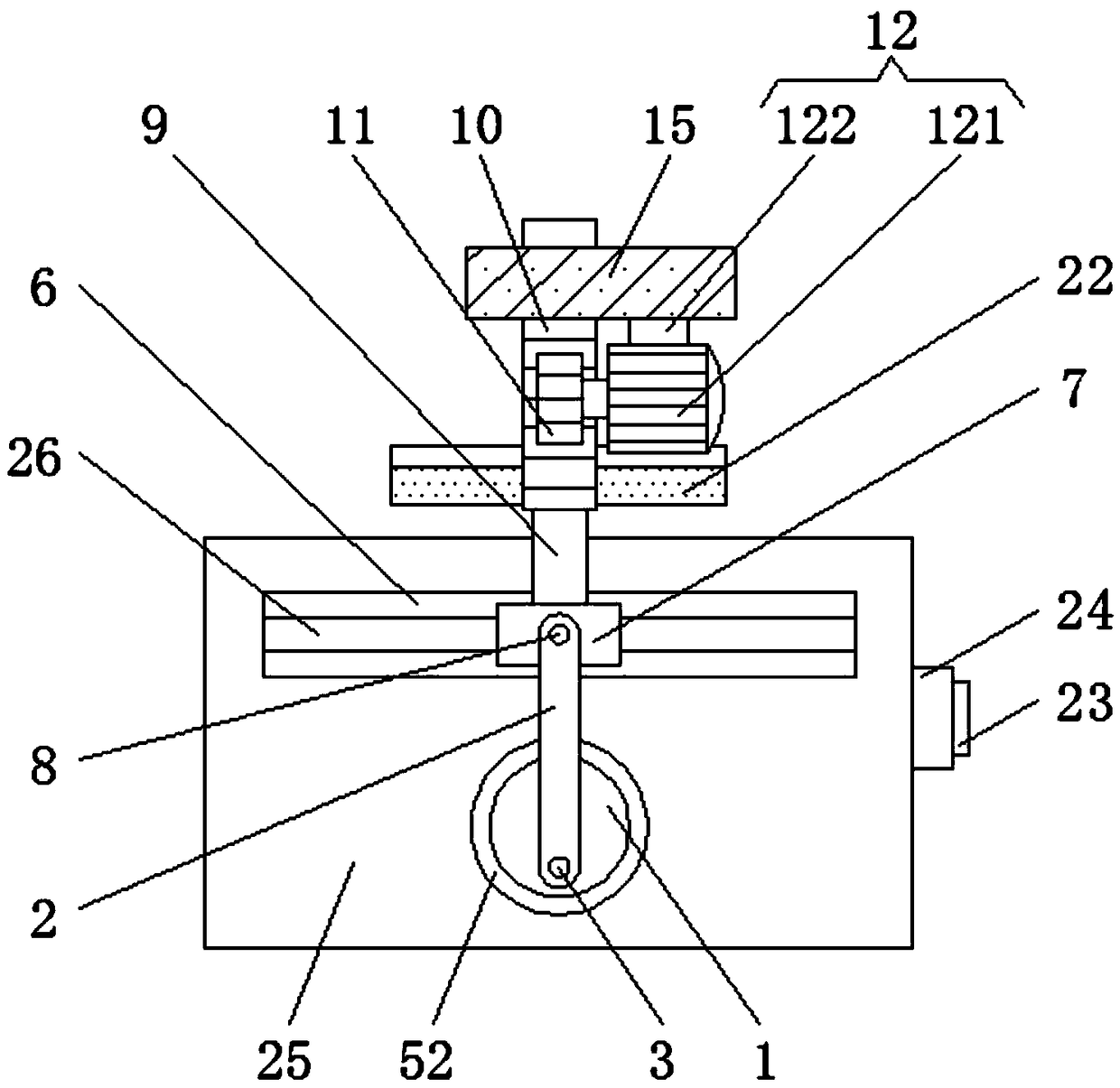 Snow removal device for electric equipment