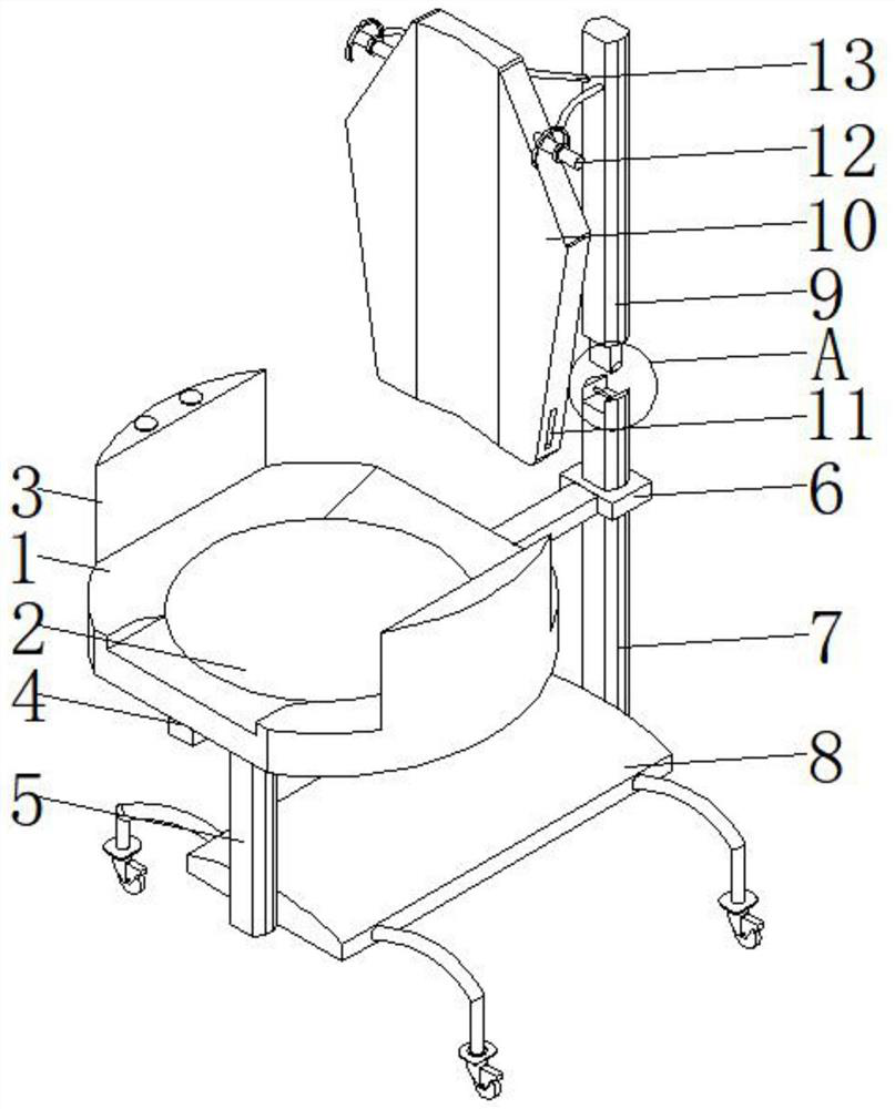 Learning chair with anti-humpback function