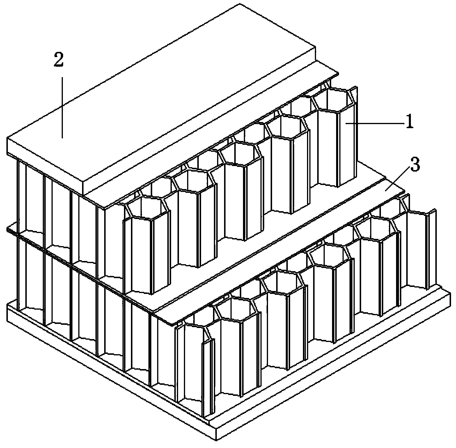 Honeycomb wall plate and mounting method thereof
