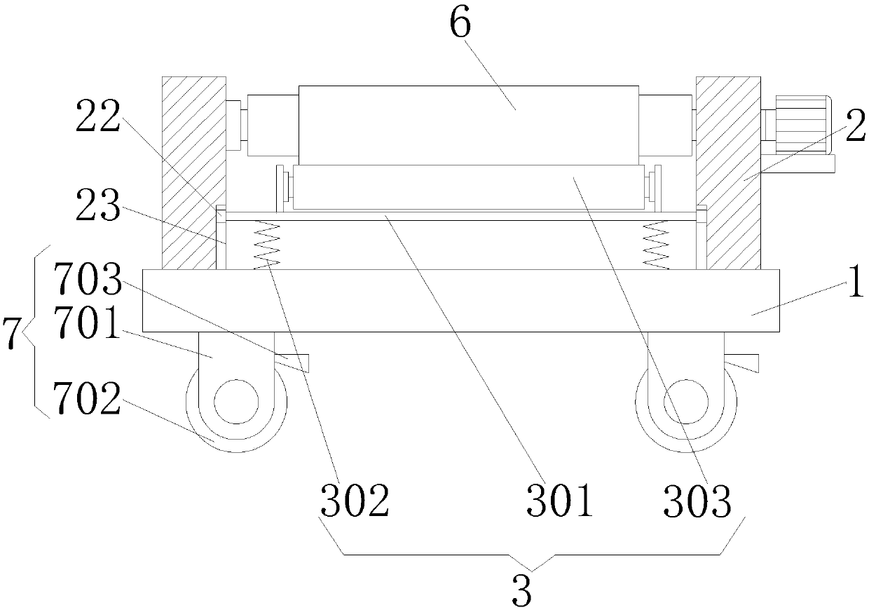 Lithium battery membrane rolling device