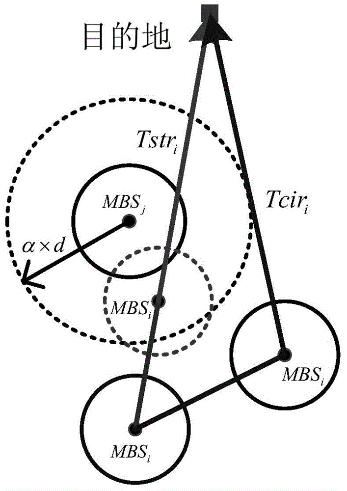 Base station moving track control method based on interference prediction in amorphous cell